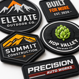 Made-to-Order PVC Rubber Patches | Custom 3D Soft PVC Logo Patches for Brands & Uniforms