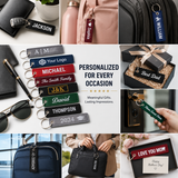 Personalized Name Keychains | Custom Embroidered Name & Logo Keychains for Gifts & Business
