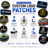 Custom Business Logo Patches | Professional Embroidered Patches for Workwear, Uniforms & Apparel
