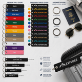 Travel & Luggage Embroidered Keychains | Personalized Travel Tags & Custom Logo Keychains