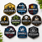 Custom Business Logo Patches | Premium Embroidered Iron-On & Sew-On Patches for Uniforms, Caps, Jackets, Workwear & Apparel