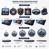 Premium Custom Sublimation Patches | Full-Color Logo Patches for Brands, Uniforms & Businesses