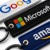 Corporate Embroidered Keychains | Custom Logo Promotional Keychains for Businesses & Events