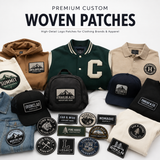 Premium Custom Woven Patches | High-Detail Logo Patches for Clothing Brands, Uniforms & Apparel