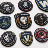 School & College PVC Patches | Custom 3D Rubber Logo Patches for Uniforms, Clubs & Teams
