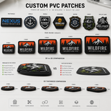Wholesale Custom PVC Patches | Bulk 3D Rubber Logo Patches for Businesses, Brands & Uniforms