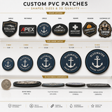 Corporate PVC Logo Patches | Custom 3D Rubber Logo Patches for Business Uniforms & Branding