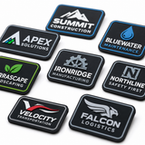 Custom Industrial Uniform PVC Patches | 3D Rubber Logo Patches for Workwear & Safety Uniforms