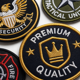 Custom Uniform Embroidered Patches | Company, Security, School & Team Logo Patches