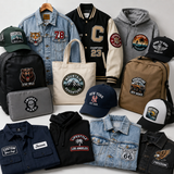 Custom Iron-On Embroidered Patches | Personalized Logo Patches for Clothing, Jackets, Hats & Bags