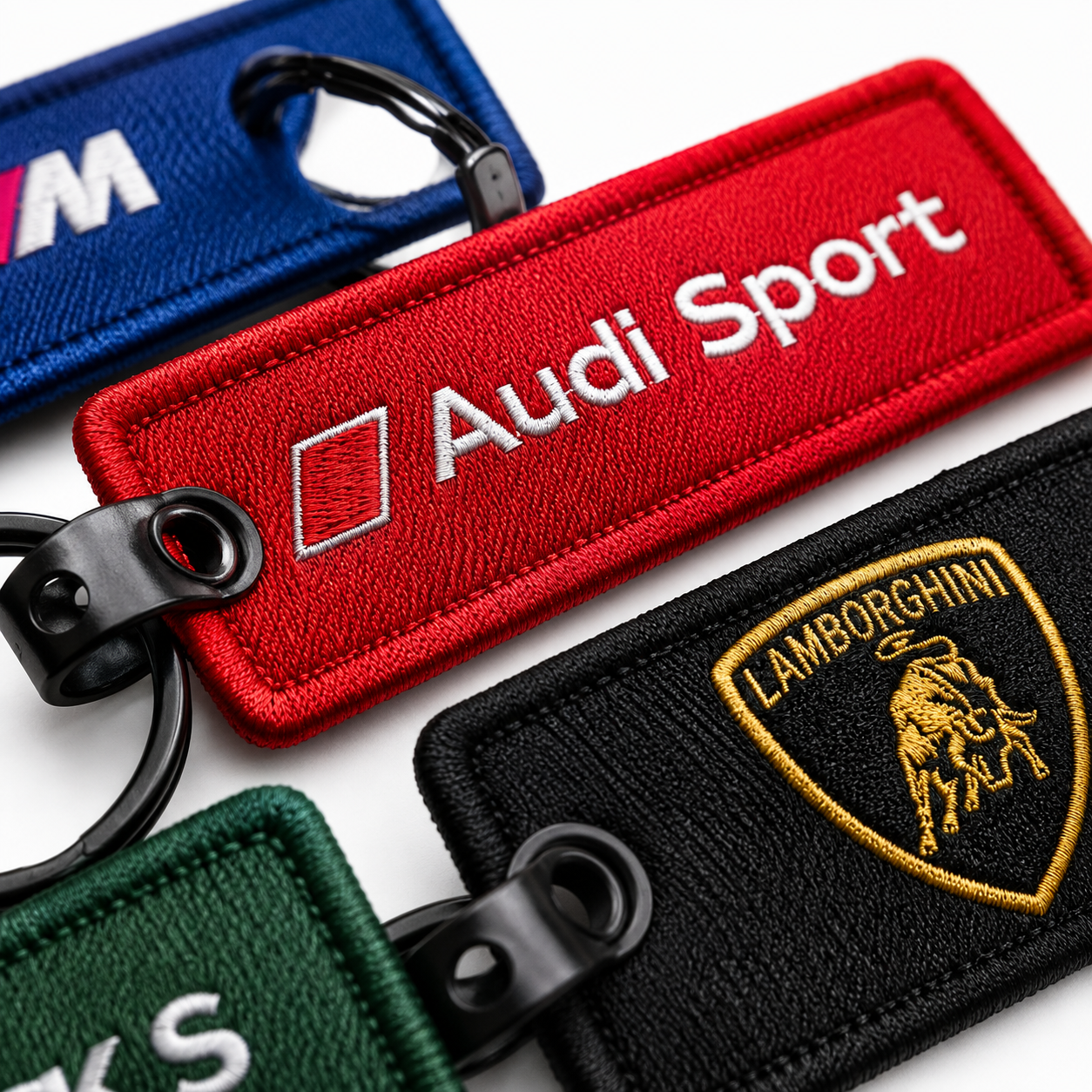 Luxury Custom Embroidered Keychains | Personalized Logo, Name & Premium Promotional Keychains