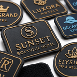 Hotel Uniform PVC Patches | Custom 3D Rubber Logo Patches for Hotels & Hospitality Staff