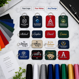 Made-to-Order Embroidered Keychains | Custom Logo, Name & Personalized Fabric Keychains