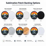 Premium Custom Sublimation Patches | Full-Color Logo Patches for Brands, Uniforms & Businesses