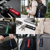 Made-to-Order Embroidered Keychains | Custom Logo, Name & Personalized Fabric Keychains
