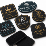 Hotel Uniform PVC Patches | Custom 3D Rubber Logo Patches for Hotels & Hospitality Staff