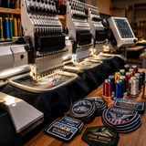 Custom Business Logo Patches | Premium Embroidered Iron-On & Sew-On Patches for Uniforms, Caps, Jackets, Workwear & Apparel