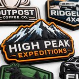 Custom Die-Cut PVC Patches | Premium 3D Rubber Logo Patches in Any Custom Shape