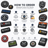 Wholesale Custom PVC Patches | Bulk 3D Rubber Logo Patches for Businesses, Brands & Uniforms