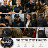 Custom Business Logo Patches | Professional Embroidered Patches for Workwear, Uniforms & Apparel