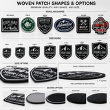 Premium Custom Woven Patches | High-Detail Logo Patches for Clothing Brands, Uniforms & Apparel