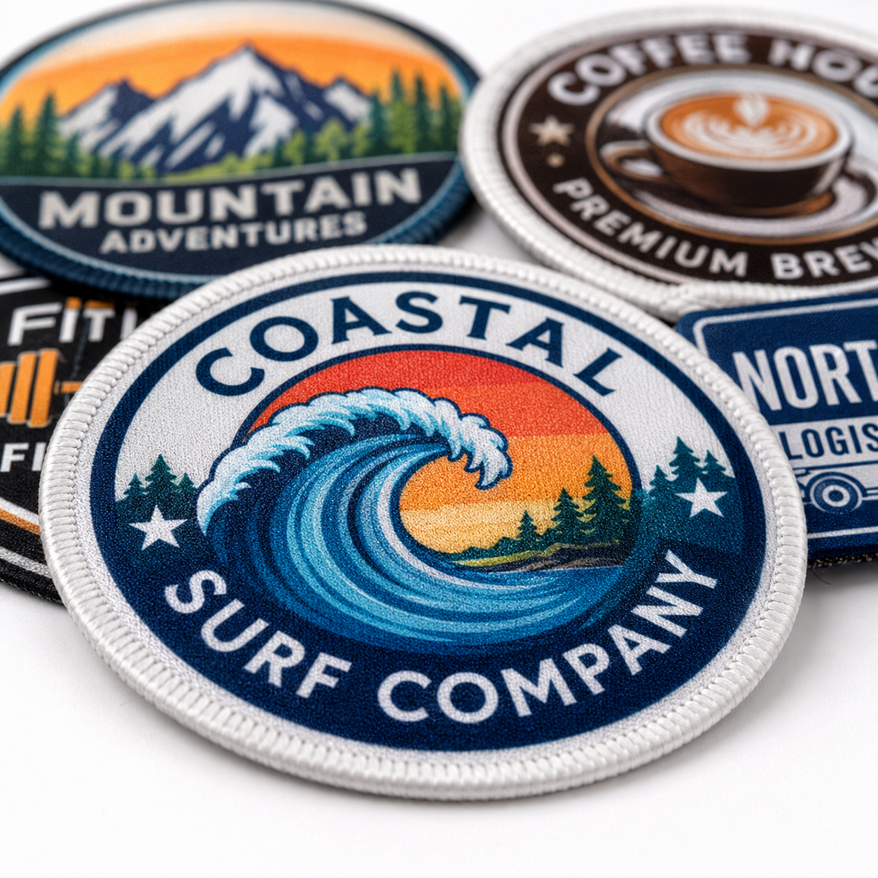 Premium Custom Sublimation Patches | Full-Color Logo Patches for Brands, Uniforms & Businesses
