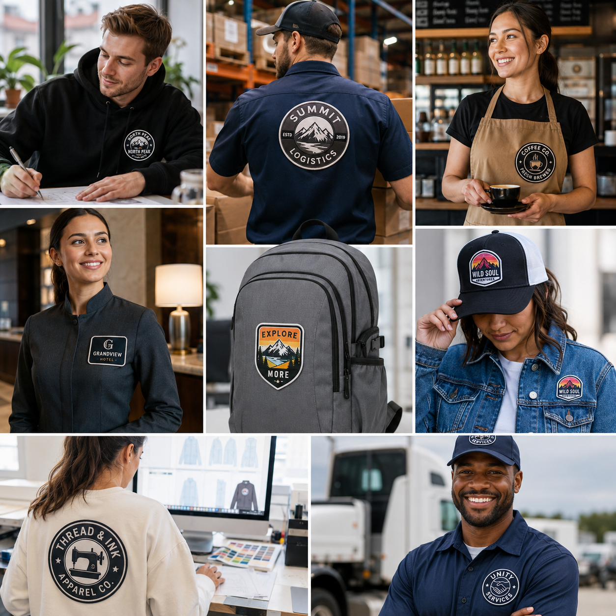 Premium Custom Sublimation Patches | Full-Color Logo Patches for Brands, Uniforms & Businesses