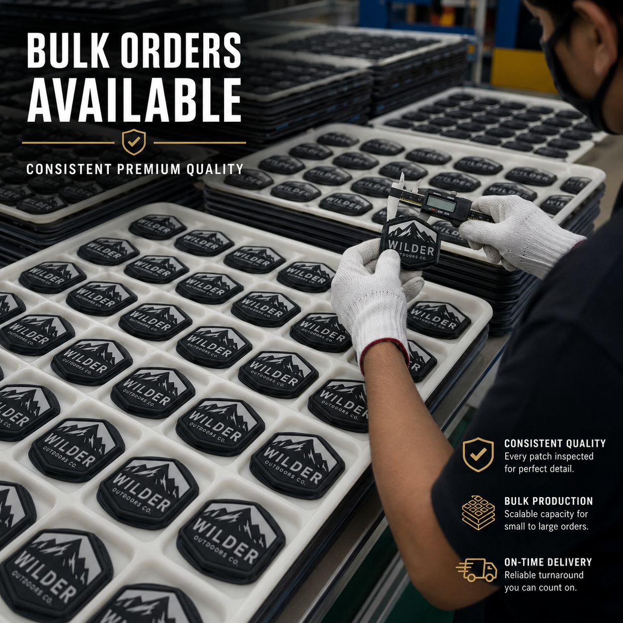 Premium PVC Hat Patches | Custom 3D Rubber Logo Patches for Caps, Trucker Hats & Headwear