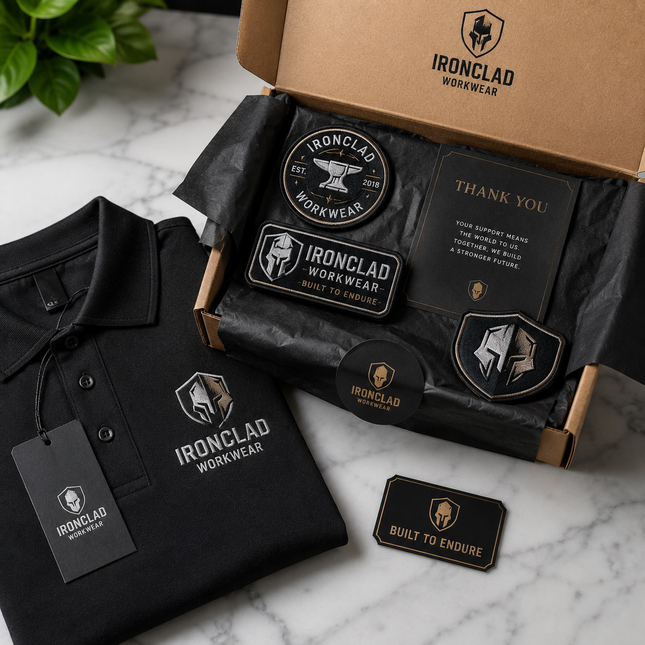 Custom Business Logo Patches | Premium Embroidered Iron-On & Sew-On Patches for Uniforms, Caps, Jackets, Workwear & Apparel