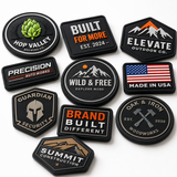 Made-to-Order PVC Rubber Patches | Custom 3D Soft PVC Logo Patches for Brands & Uniforms