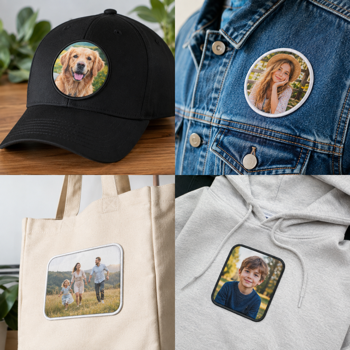 Transform Memories with Personalized Photo Sublimation Patches - Patch Vista