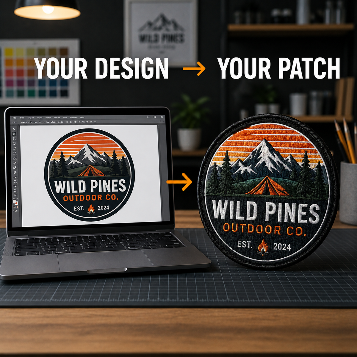 Custom Fabric Patches – Personalized Patches for Hats, Jackets & Apparel - Patch Vista