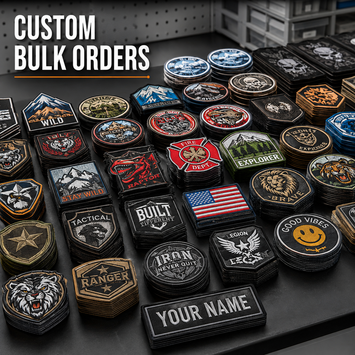 Custom Fabric Patches – Personalized Patches for Hats, Jackets & Apparel - Patch Vista