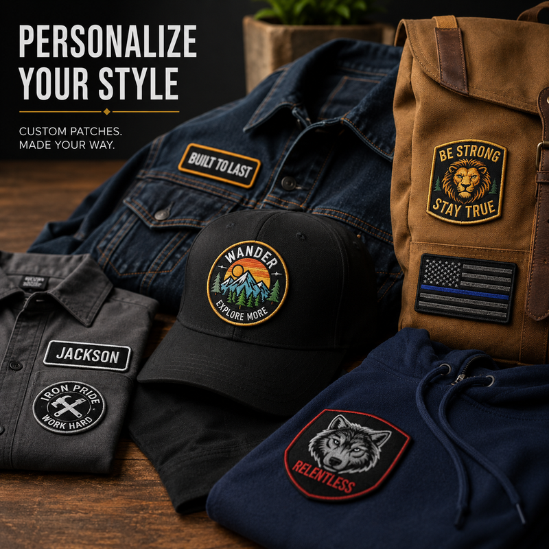 Custom Fabric Patches – Personalized Patches for Hats, Jackets & Apparel - Patch Vista