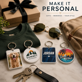 Personalized Custom Sublimation Keychain: Transform Your Memories into Everyday Essentials - Patch Vista