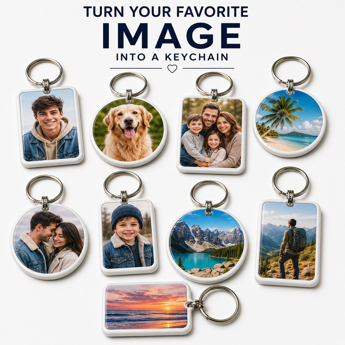 Personalized Photo Keychain – Create Your Unique Keepsake - Patch Vista