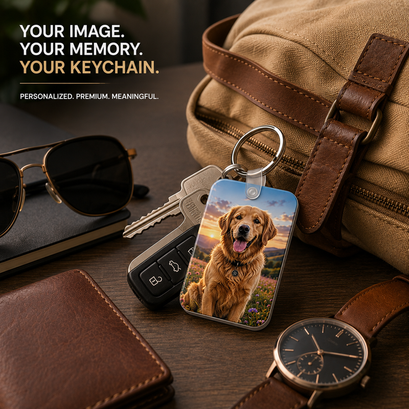 Personalized Photo Keychain – Create Your Unique Keepsake - Patch Vista