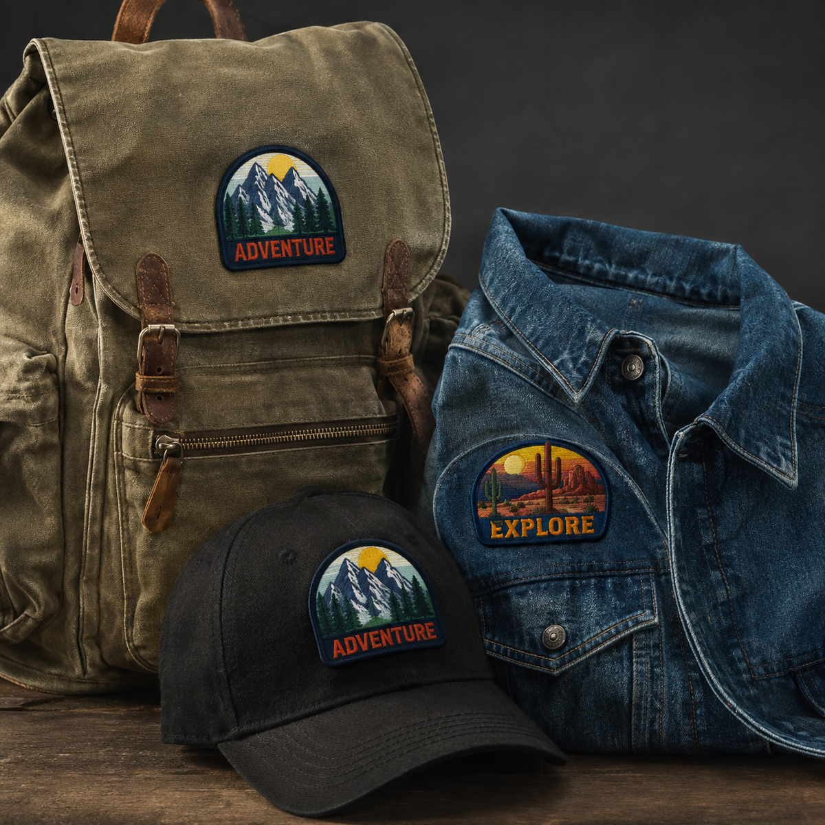 Custom Embroidered Patches | Personalized Iron On Logo Patches for Hats, Jackets & Backpacks - Patch Vista