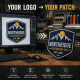 Custom Logo Embroidered Patches | Personalized Iron On & Sew On Business Patches - Patch Vista