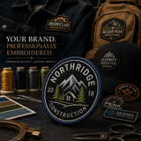 Custom Logo Embroidered Patches | Personalized Iron On & Sew On Business Patches - Patch Vista