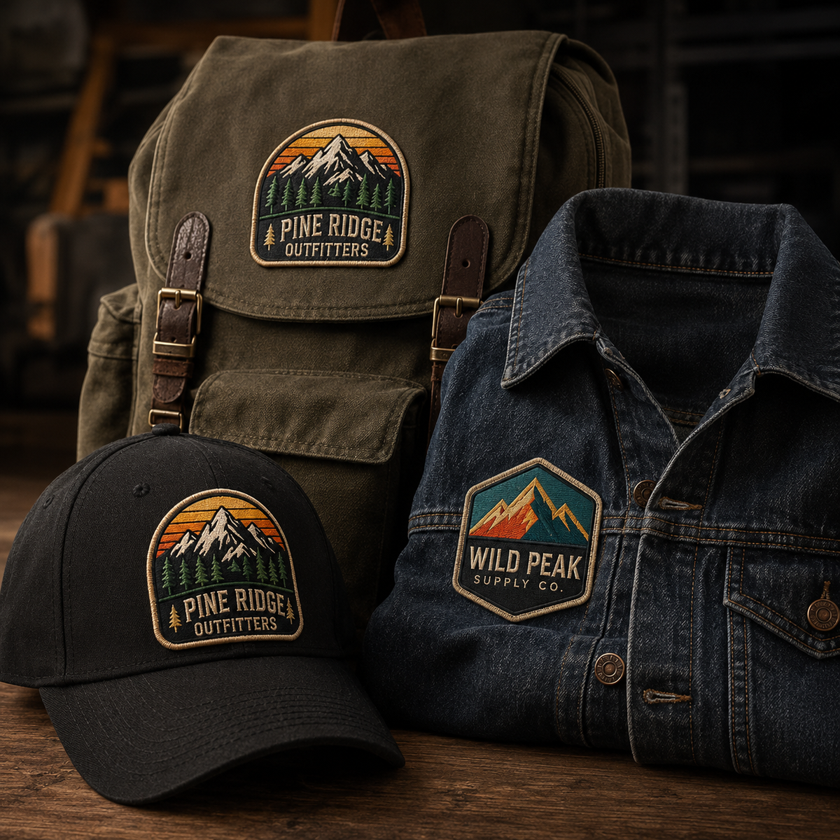 Custom Logo Embroidered Patches | Personalized Iron On & Sew On Business Patches - Patch Vista