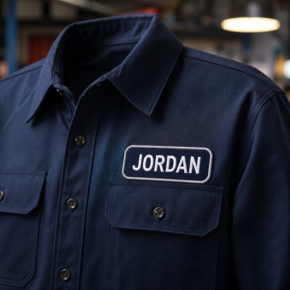 Personalized Embroidered Name Patches | Custom Name Tags for Hats, Jackets & Work Uniforms - Patch Vista