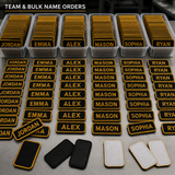 Personalized Embroidered Name Patches | Custom Name Tags for Hats, Jackets & Work Uniforms - Patch Vista