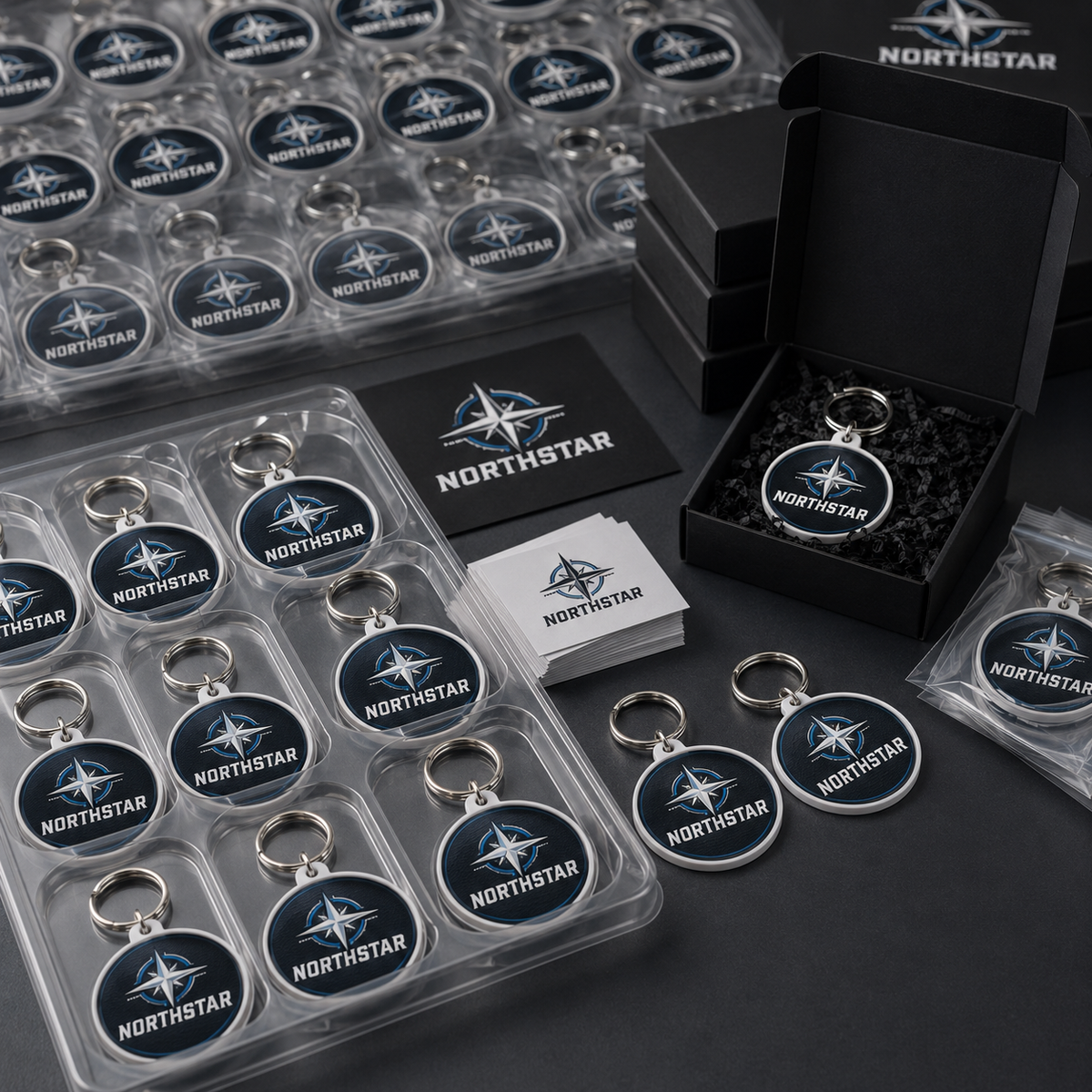 Bulk Custom Sublimation Keychains – Personalized Logo Keychains for Businesses - Patch Vista