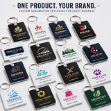 Bulk Custom Sublimation Keychains – Personalized Logo Keychains for Businesses - Patch Vista