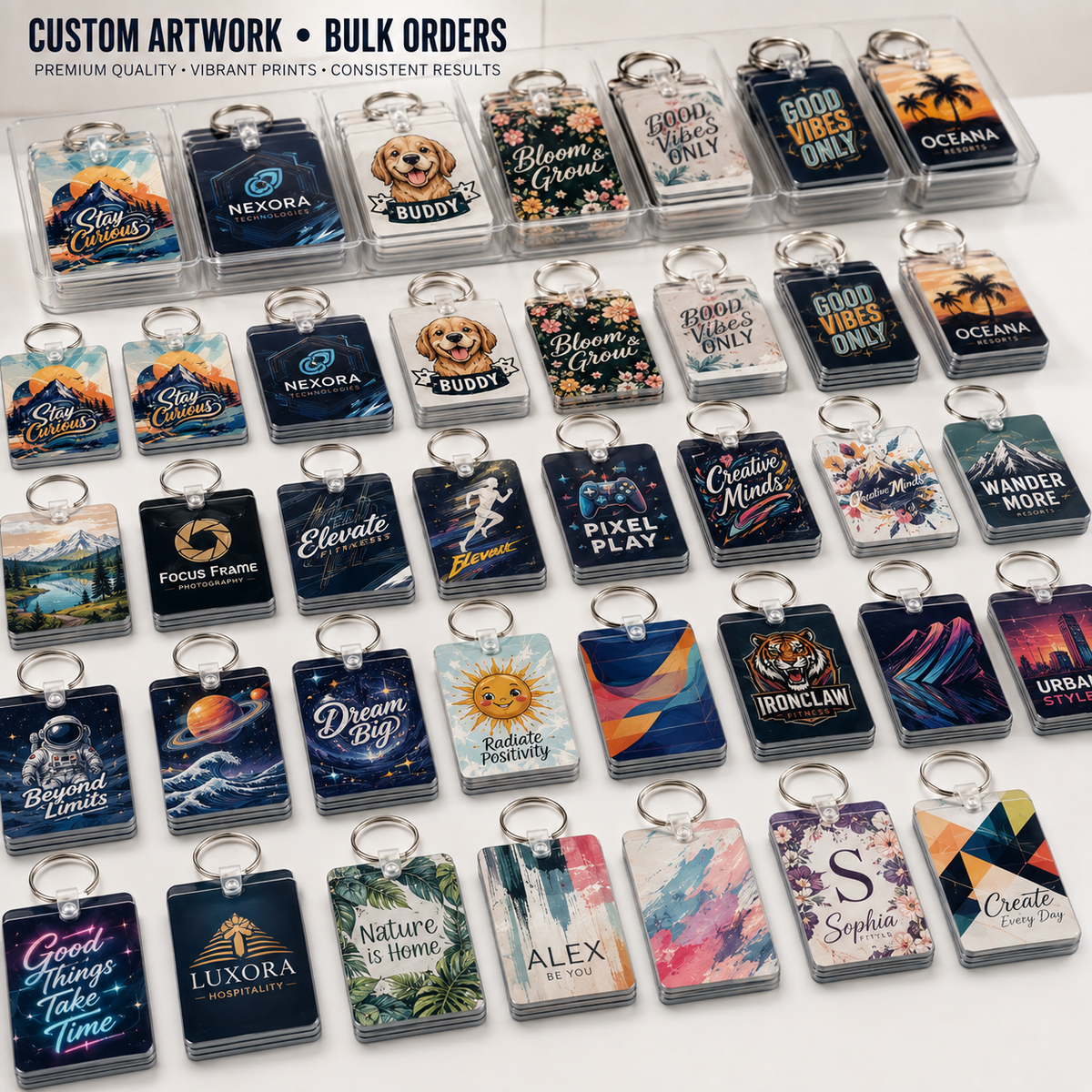 Personalized Artwork Keychain – Transform Your Designs into Everyday Treasures - Patch Vista