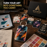 Personalized Artwork Keychain – Transform Your Designs into Everyday Treasures - Patch Vista