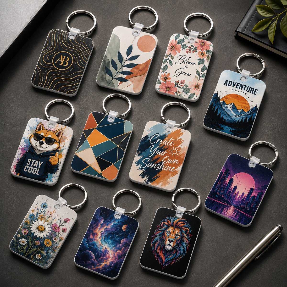 Personalized Artwork Keychain – Transform Your Designs into Everyday Treasures - Patch Vista