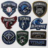 Custom Sports Team Patches | Embroidered Team Logo Patches for Baseball, Soccer & Football - Patch Vista