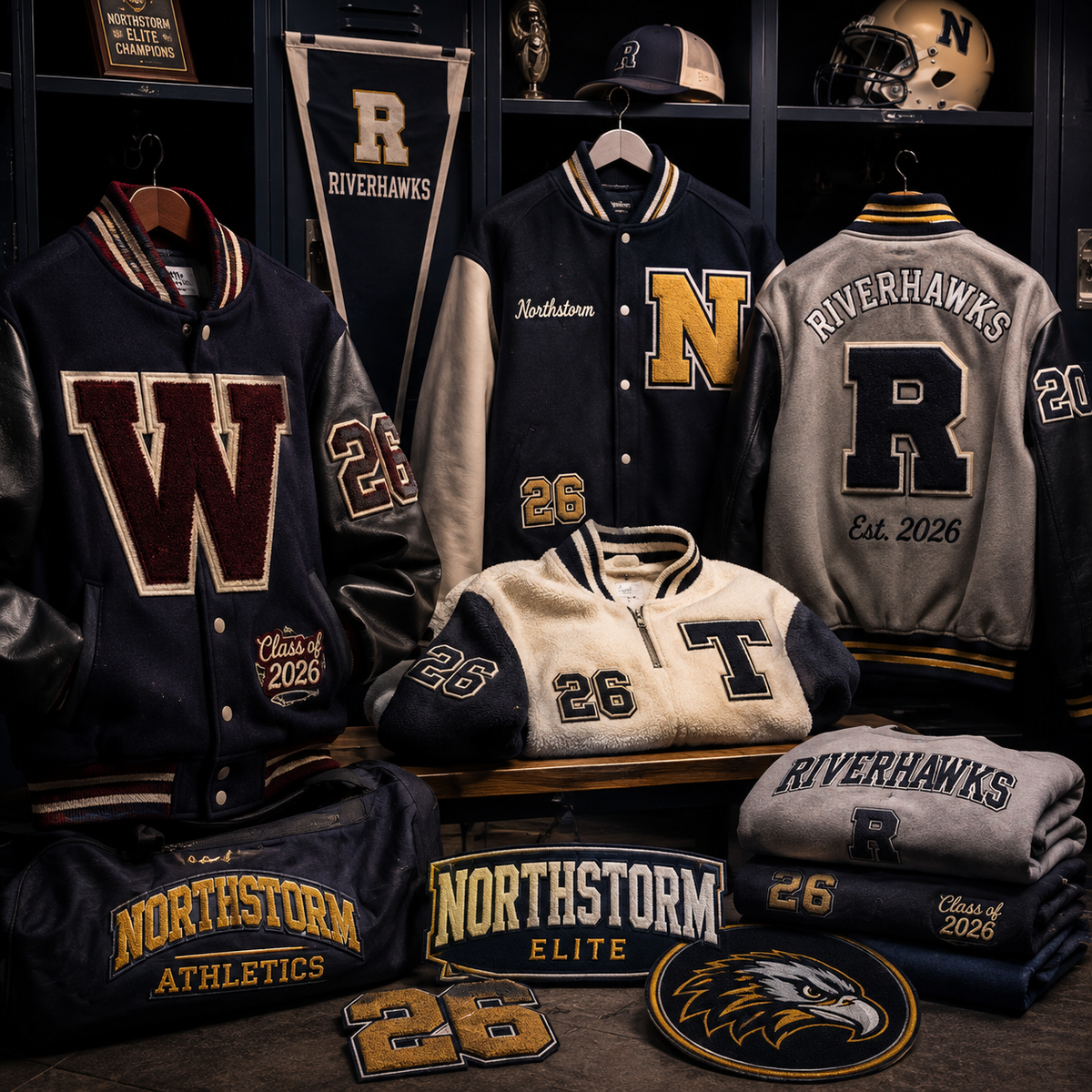 Custom Chenille Letterman Jacket Patches: Personalize Your Pride - Patch Vista
